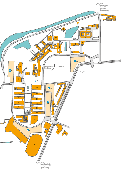 UA campus map